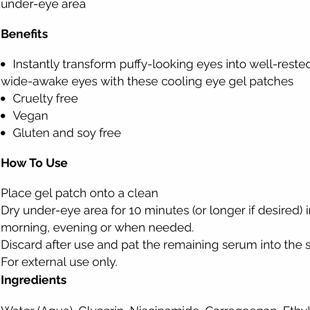 DERMA.E Gel Patches
